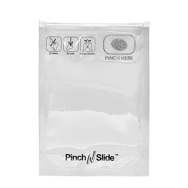 Pinch N Slide ASTM Child Resistant Exit Bags - Fits 3.5g - 3.5" x 5" - 250 Count