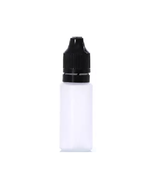 1000 pcs , 30 mL natural-colored LDPE Tamper-Evident With CRC & Temper Evident Bottle with Black Cap