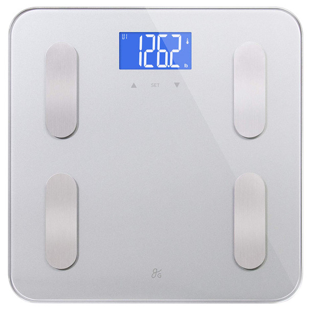 GreaterGoods Digital Body Fat Weight Scale, Body Composition, BMI, Muscle Mass & Water Weight