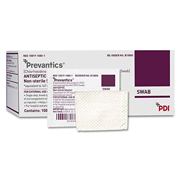 PDI-Prevantics Skin Preparation Pads (Box of 100) Model B10800