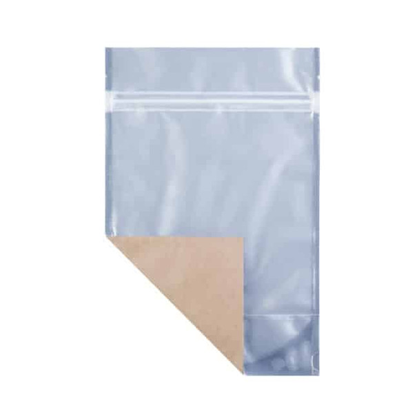 4 oz Barrier Stand Up Pouch                  Clear/Kraft (1000/Case)