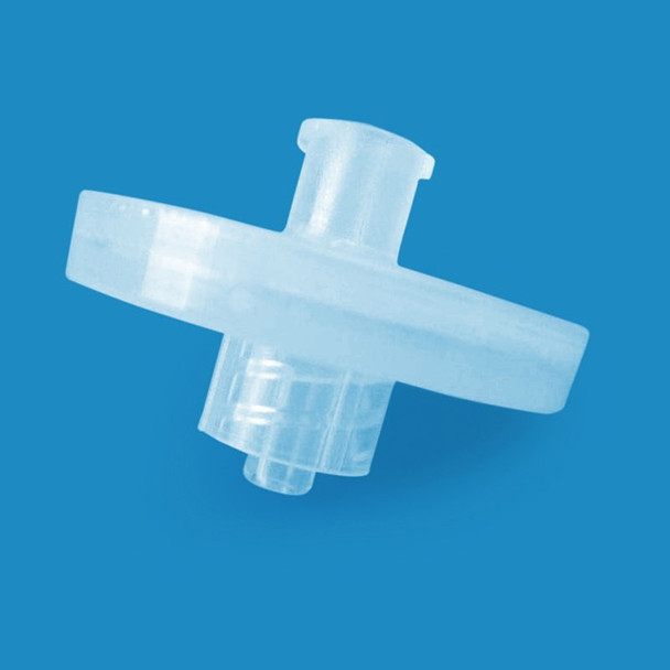 PTFE Syringe Filters, 0.45 um, 20mm, Threaded Double Luer Lock, ABS Housing, Nonsterile, 100 per pack