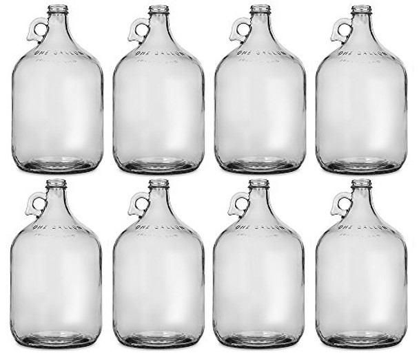 Glass Jug, 1 gal (Pack of 8)