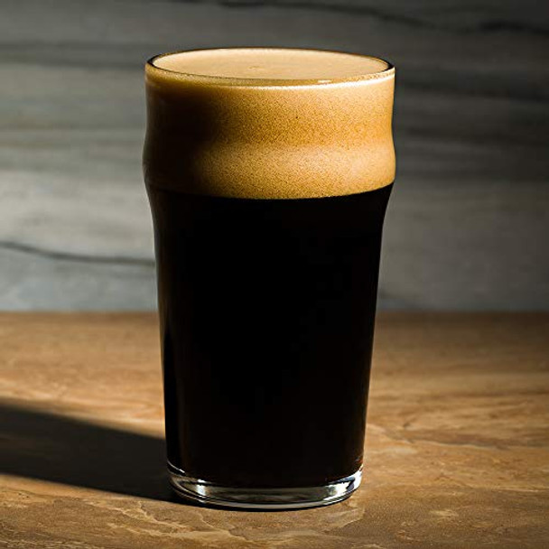 20 oz Imperial Nonic Pint Glass - 3 1/2" x 3 1/2" x 6" - 6 count box - Restaurantware 20 oz Imperial Nonic Pint Glass - 3 1/2" x 3 1/2" x 6" - 6 count box - Restaurantware