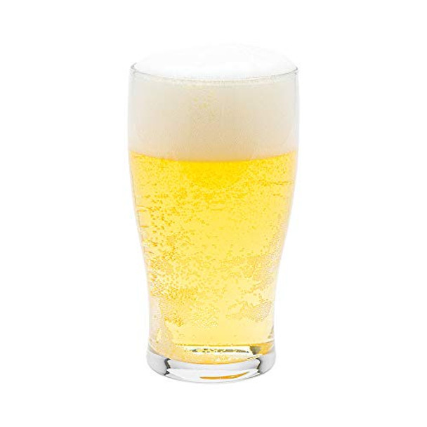 16 Ounce Tulip Beer Glasses, Set Of 6 Lead-Free Stout Beer Glasses - Tulip-Style, Narrow Base, Clear Glass Craft Beer Glasses, Dishwasher-Safe, For Beers, Ales, or Cocktails - Restaurantware