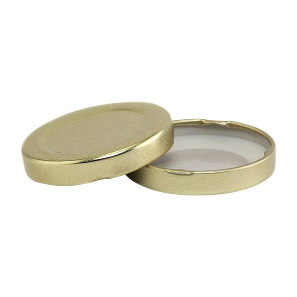 48-2010 Gold Metal Lug Lid - Set of 200