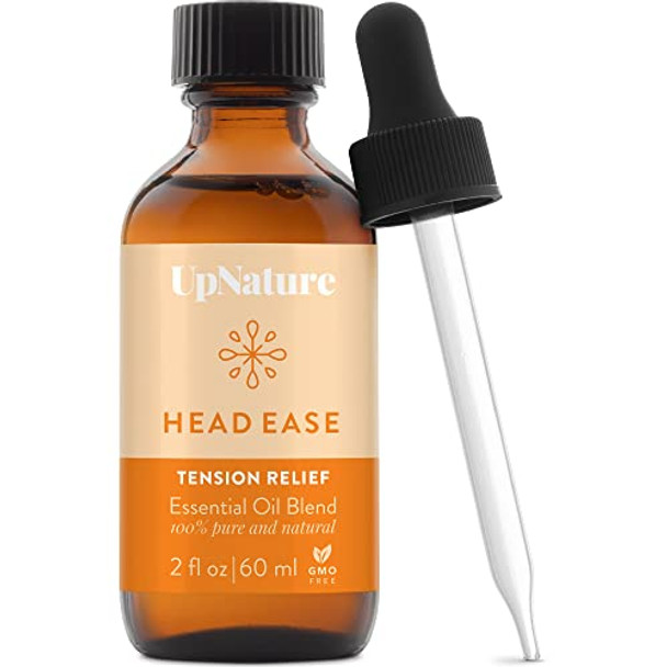 Head Ease Essential Oil Blend 2oz – Natural Head Tension Relief with Peppermint Oil, Rosemary Oil & Frankincense Oil Therapeutic Grade – Relaxing Aromatherapy Essential Oil