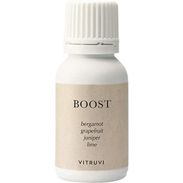 Boost, Fresh Essential Oil Blend, 100% Pure Juniper, Lime, Grapefruit and Bergamot oil (0.5 fl.oz)