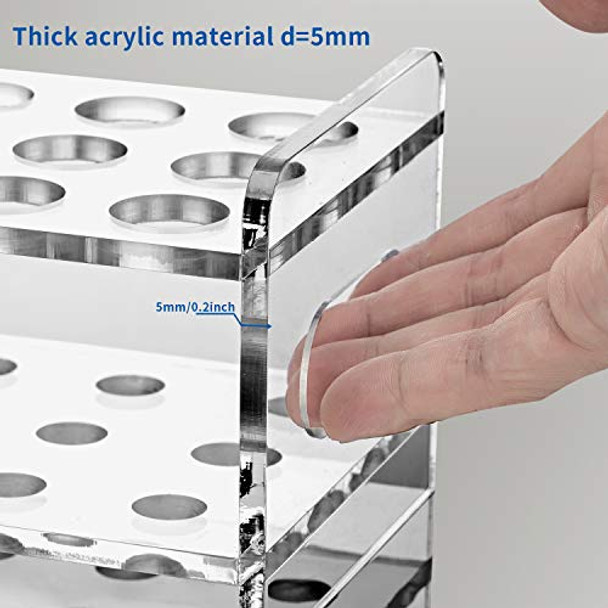 Ackers BORO3.3 Science 12Pcs 20x150mm Glass Test Tubes with Cork Stoppers|1 Rack of Acrylic Material Ackers BORO3.3 Science 12Pcs 20x150mm Glass Test Tubes with Cork Stoppers|1 Rack of Acrylic Material