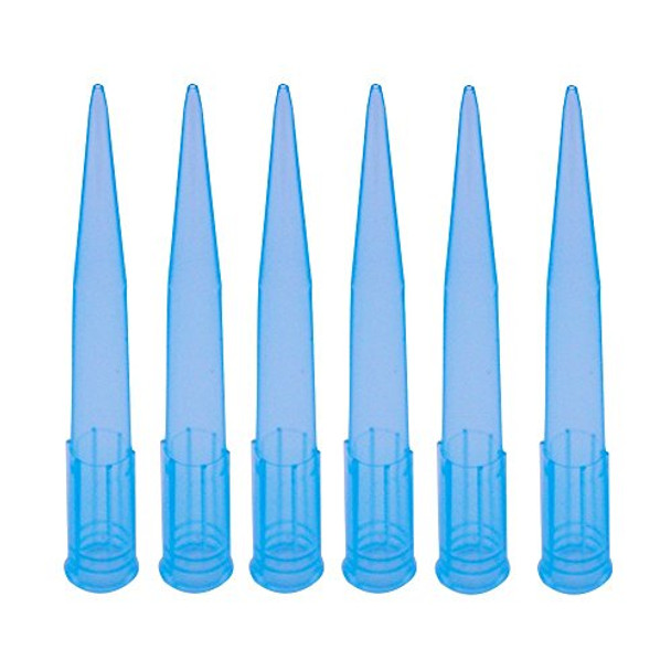 Eowpower 500 Pcs Clear Blue 1000UL 1ml Laboratory Lab Plastic Liquid Pipette Pipettor Tips