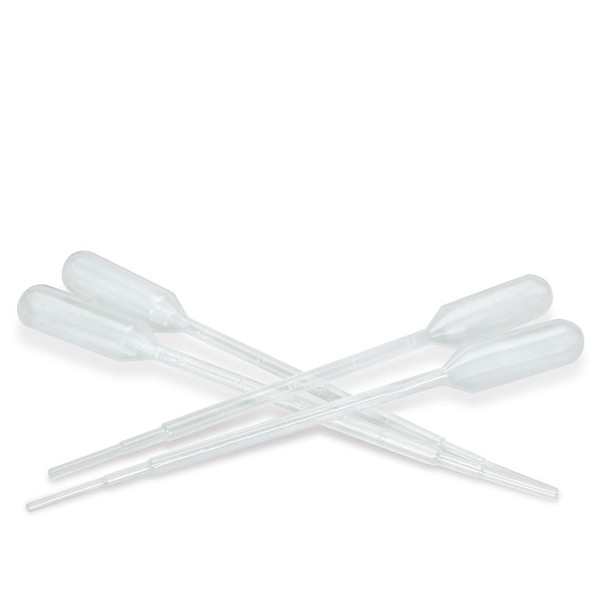 Transfer pipette, 5ml, blood bank, graduated to 2mL, sterile, individually wrapped, 500/cs