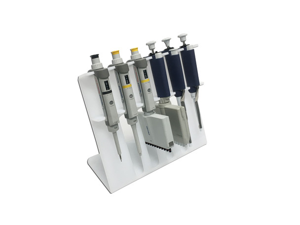 SureStandPipette Stand for 6 pipettes, up to four multi-channels, acrylic