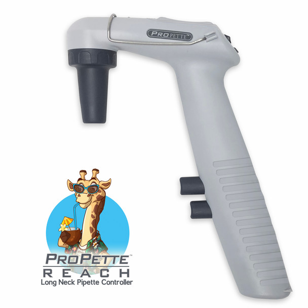 ProPette REACH, Long-Neck Pipette Controller, w/ QuickStand, 230V International