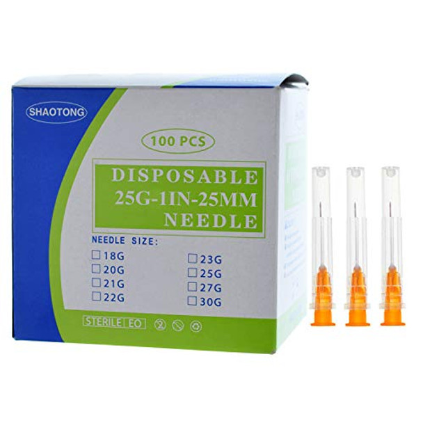 Disposable Sterile 100Pack (25G-1IN/25mm)