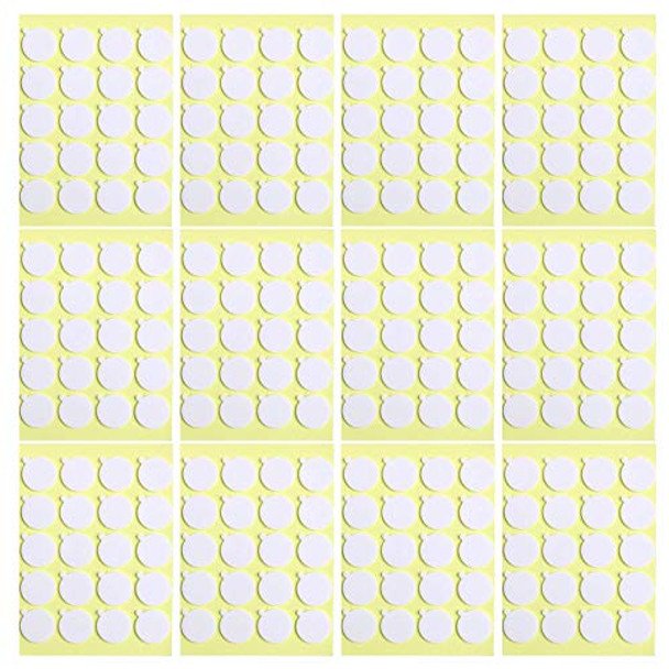 240PCS Candle Wick Stickers, Heat Resistance Double-Sided Stickers with The Little ‘‘Tail’’, Adhere Steady in Hot Wax Stickers for Candle Making