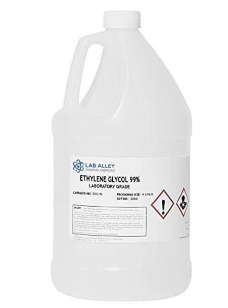 PV Ethylene Glycol Lab Grade, 4 x 4 Liters Case