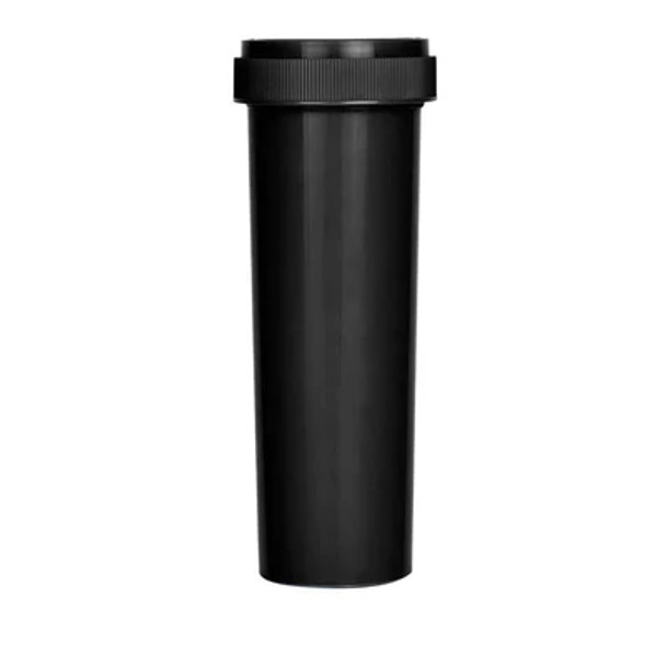 60 Dram Reversible Cap Vials Opaque Black (100 Units/Box)