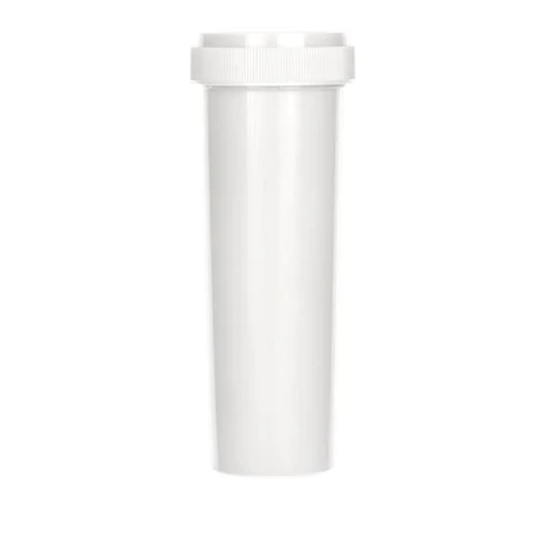 60 Dram Reversible Cap Vials Opaque White (100 Units/Box)