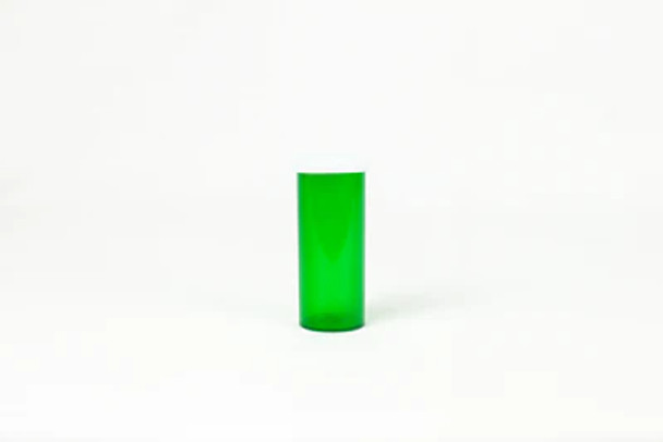 16 Dram Green Snap Cap Vials: Case of 300