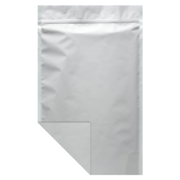 One Pound Matte White Barrier Bags 5.4 mil / 11-7/8" x 19" + 5.5" - Case of 500