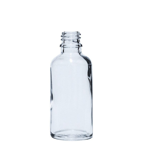 50ml Clear Euro Round Bottle 18-415