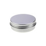 LJY 24 Pieces Round Aluminum Cans Screw Lid Metal Tins Jars Empty Slip Slide Containers (2 oz)