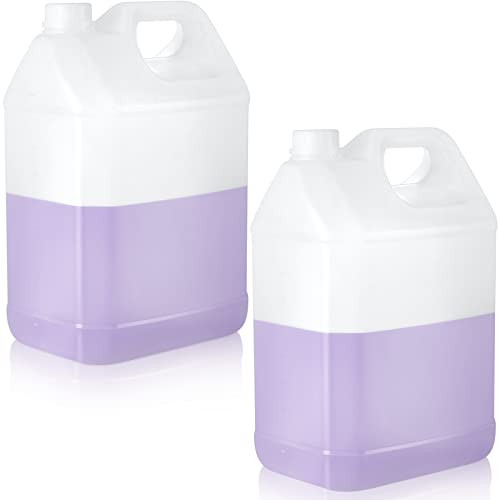 2pcs Gallon Plastic Jug Empty Gallon Milk Jugs with Caps Empty Gallons  Bottles