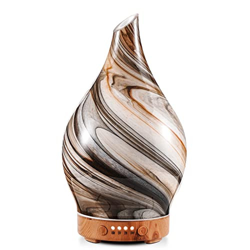 Porseme 100ml Glass Essential Oil Diffuser Aromatherapy Ultrasonic Cool ...
