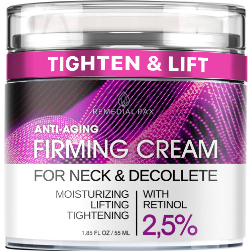 Neck Firming Cream: Anti-Aging Moisturizer with Retinol, Collagen