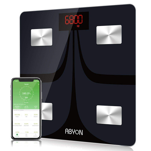 Enerplex Fit Luxury 2020 Model Bluetooth Body Fat Scale, Weight Scales Digital S