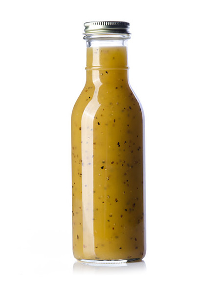 12 oz Glass Long Neck Sauce Bottle 38-400 Neck Finish, Clear