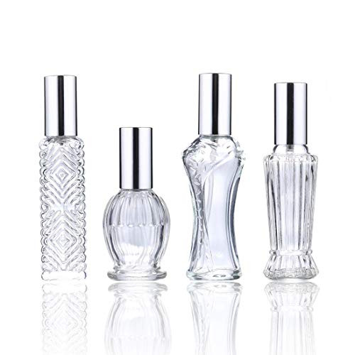Vintage Refillable Perfume Bottles Glass Empty Spray Bottle Wedding ...
