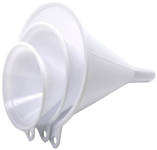 Delove Mini Clear Plastic Funnel,Little Small Funnel Set for Lab  Bottles,Sand Art, Essential Oils,Perfumes,Spices, Powder,11-Pack