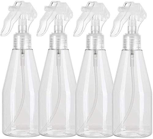 LSP [4 Pack] 0.7 oz. Mini Clear Plastic Spray Mist Pump Bottles