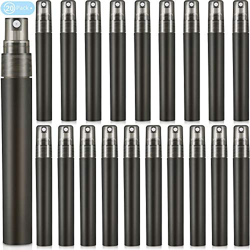 10ml Pen Clip Fine Mist,10 Pcs Plastic Frosted Atomizer Vials