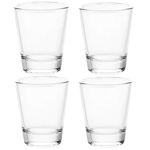 True Set Of 6 Classic Shot Glasses, 1.5 Oz Shot Glass Set