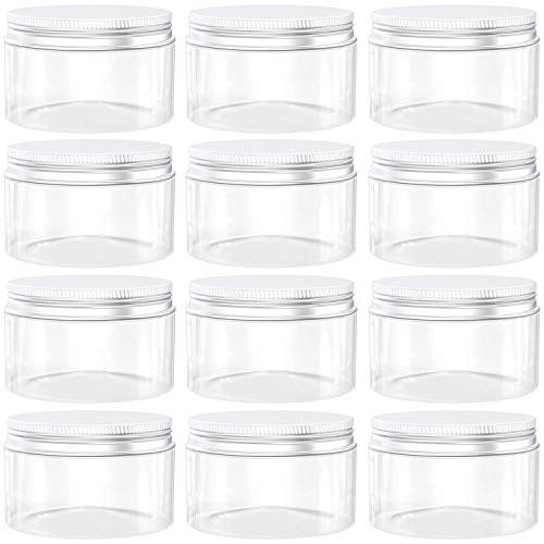  Axe Sickle 10 Ounce Plastic Jars Clear Plastic Mason Jars  Storage Containers Wide Mouth With Lids For Kitchen & Household Storage  Airtight Container 6 PCS : Home & Kitchen