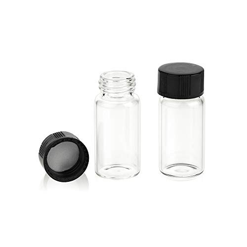 1 liter glass bottle for sampling screwed sealing cap