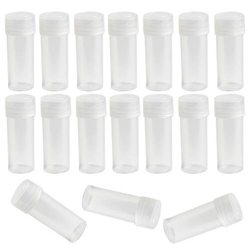 50 PC Clear Glass Sample Bottle Test Tube Small Bottles Vials Storage Containers