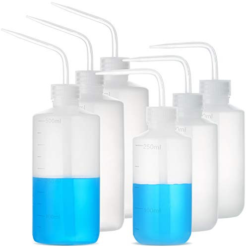 100 Pack 5ML LDPE Plastic Squeezable Dropper Bottles With Metal