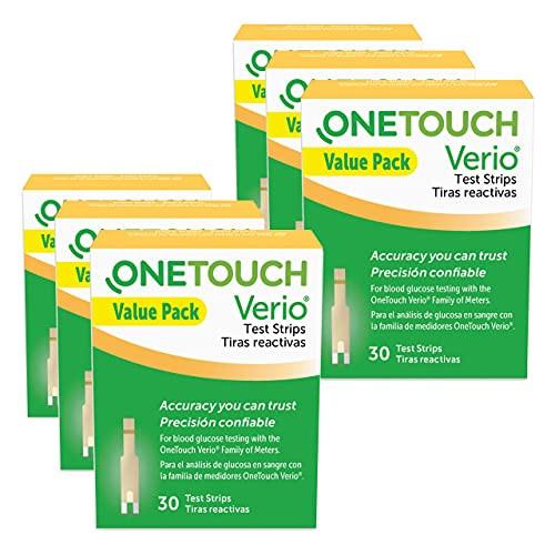 Verio Diabetes Test Strips Value Pack 30 Count (6 Pack)