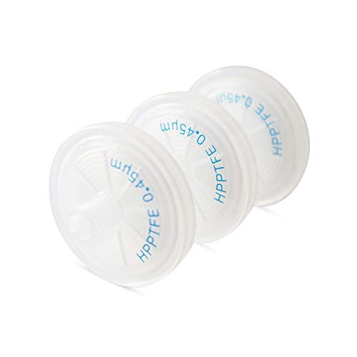 Hydrophilic PTFE Syringe Filters 25mm Diameter 0.45μm Pore Size