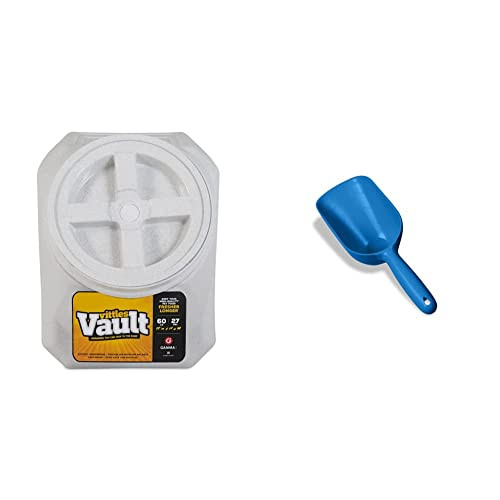 Gamma2 Vittles Vault Outback Airtight Pet Food Container, 60 Pounds & Van Ness 2 Cup Capacity