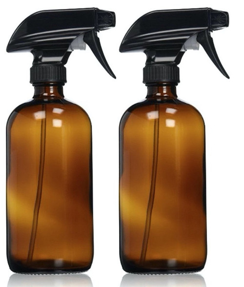 Amber Glass Spray Bottles