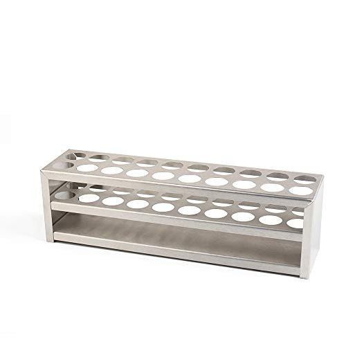 Maccx Tube Rack, Stainless Steel Material, 20Holes(2??10), Suitable for ...