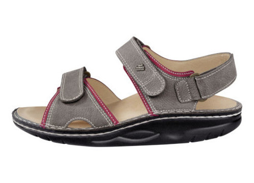 Yuma Grey/Sandia women's supportive sandal comfortable shoe