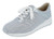Cerritos Weiss/Silber women's supportive sneaker and comfortable walking shoe