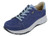 Lafayette women's comfort walking sneaker in anthracite with a cushioned cork footbed