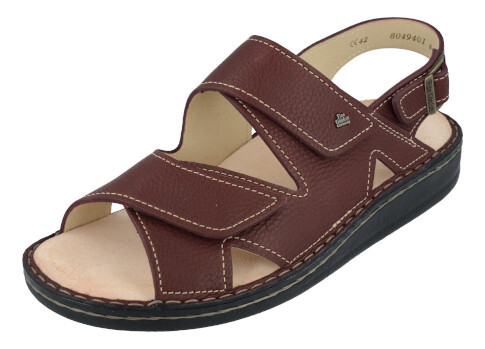 Finn Comfort Toro-Soft Men\'s 9 Oxide Brown Leather Sandals Adjustable Straps 42 Toro Soft - Finn Comfort USA main image 2