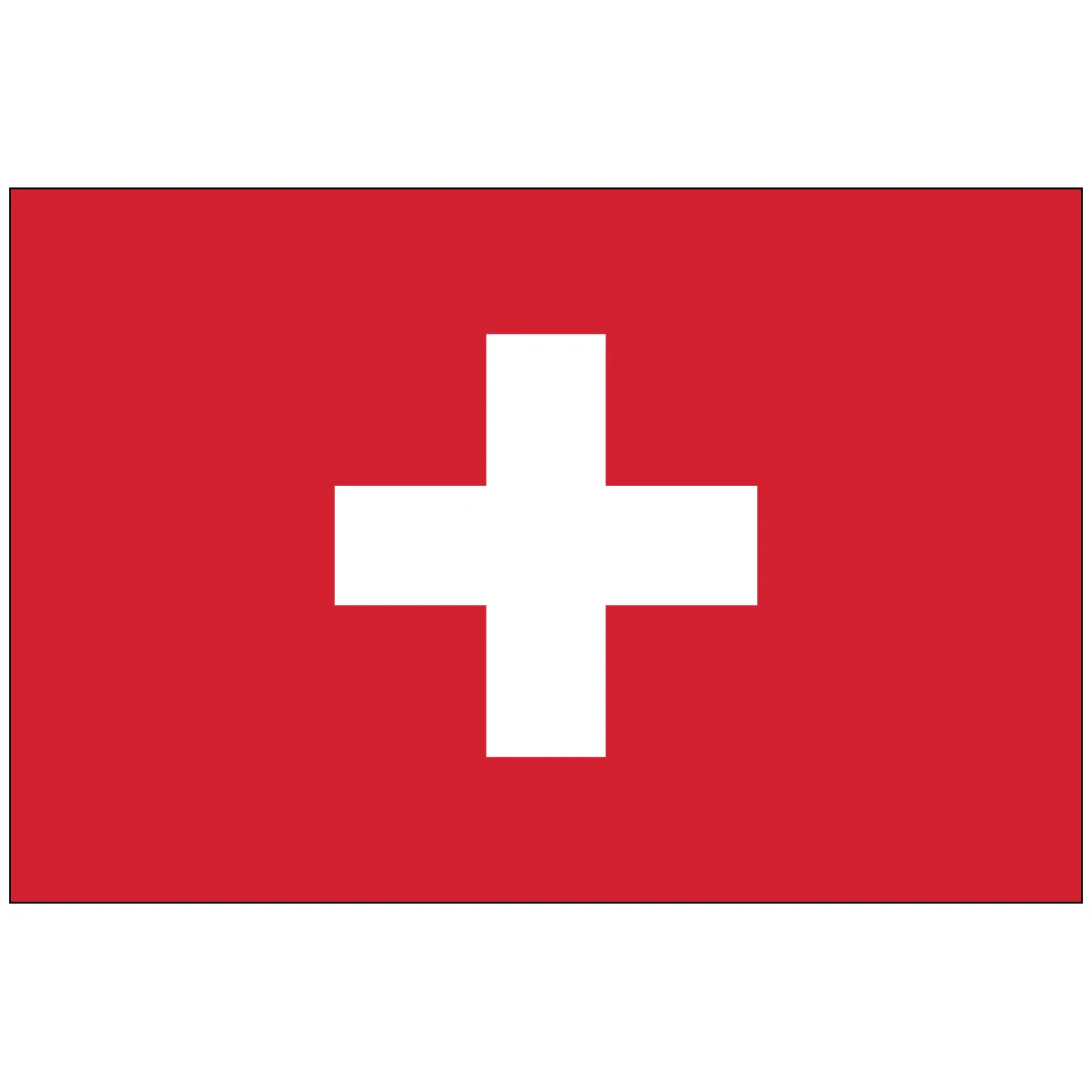 2x Oldschool Vintage Switzerland Flag Stickers - Swiss Cross For Expedition, Army, Offroad #356